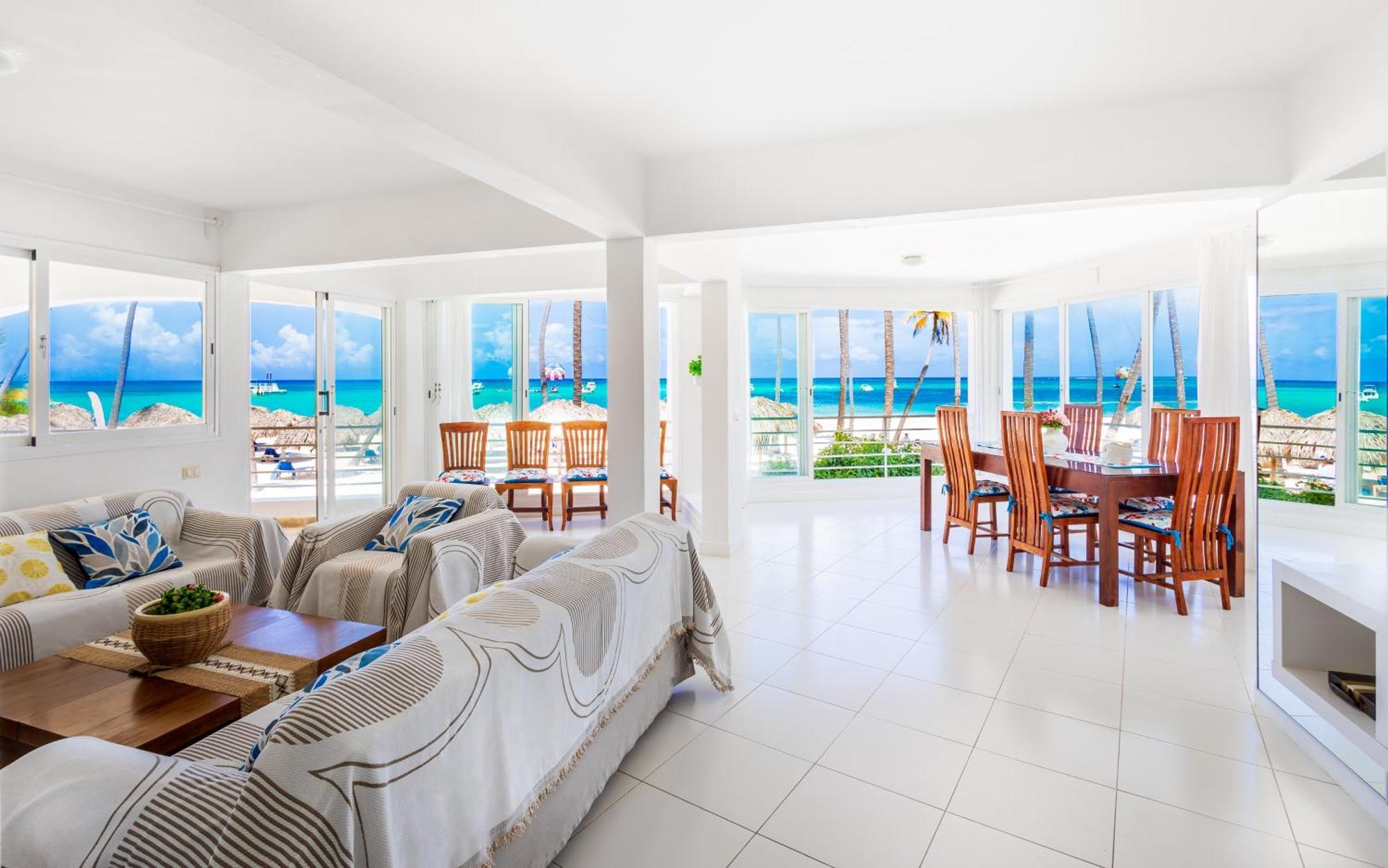 Prime Ocean View Punta Cana Apartments - 3-Bedroom Getaway With Private Terrace On Bavaro Beach Zewnętrze zdjęcie
