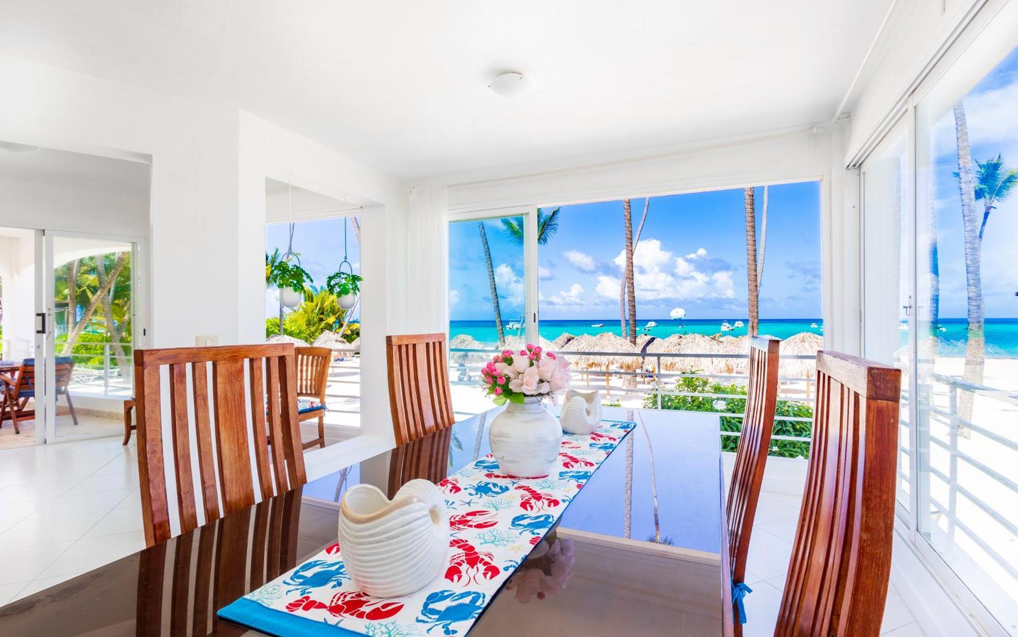 Prime Ocean View Punta Cana Apartments - 3-Bedroom Getaway With Private Terrace On Bavaro Beach Zewnętrze zdjęcie